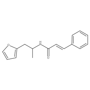 N-(1-(furan-2-yl)propan-2-yl)cinnamamide结构式