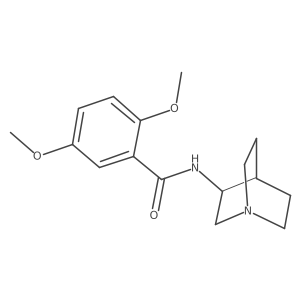 (S)-2,5-dimethoxy-N-(quinuclidin-3-yl)benzamide Structure
