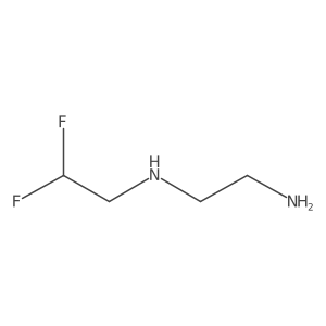 (2-Aminoethyl)(2,2-difluoroethyl)amine结构式