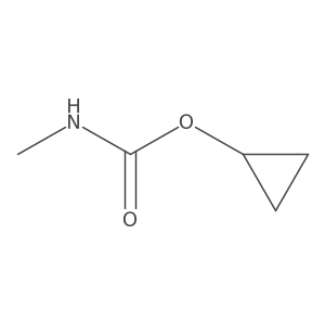 cyclopropyl N-methylcarbamate结构式