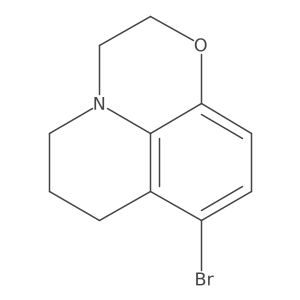 8-bromo-3,5,6,7-tetrahydro-2H-[1,4]oxazino[2,3,4-ij]quinoline Structure