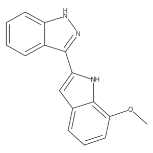 3-(7-methoxy-1H-indol-2-yl)-1H-indazole结构式