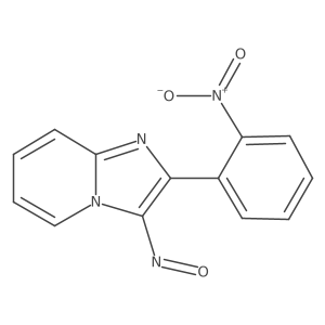 2-(2-Nitrophenyl)-3-nitrosoimidazo[1,2-a]pyridine结构式