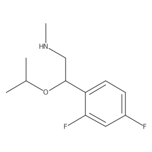 2-(2,4-Difluorophenyl)-2-isopropoxy-N-methylethanamine结构式