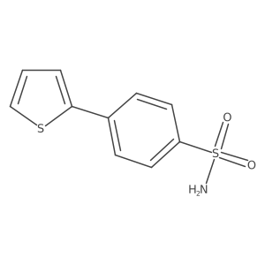 4-(2-Thienyl)benzenesulfonamide结构式