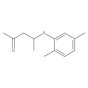 4-[(2,5-Dimethylphenyl)sulfanyl]pentan-2-one结构式