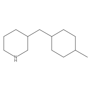 3-[(4-Methylcyclohexyl)methyl]piperidine结构式