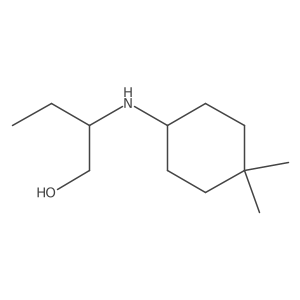 2-[(4,4-Dimethylcyclohexyl)amino]butan-1-ol Structure