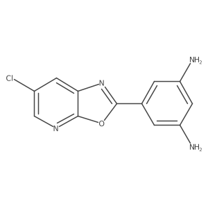 5-(6-Chlorooxazolo[5,4-b]pyridin-2-yl)benzene-1,3-diamine Structure