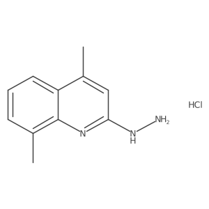 4,8-Dimethyl-2-hydrazinoquinoline hydrochloride Structure