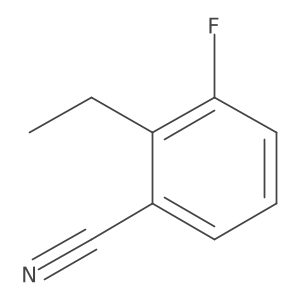 2-Ethyl-3-fluorobenzonitrile结构式