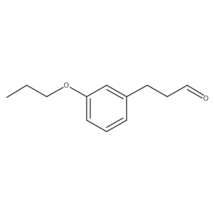 3-(3-Propoxyphenyl)propanal Structure