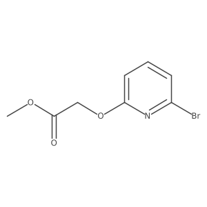 2-(6-Bromo-2-pyridyloxy)acetic acid methyl ester Structure
