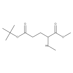(S)-5-tert-Butyl 1-methyl 2-(methylamino)pentanedioate Structure