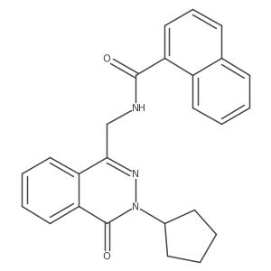N-((3-cyclopentyl-4-oxo-3,4-dihydrophthalazin-1-yl)methyl)-1-naphthamide Structure