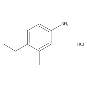 4-Ethyl-3-methylaniline hydrochloride Structure