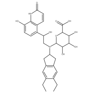 Indacaterol N-Glucuronide结构式