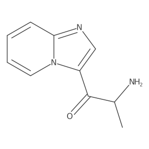 2-Amino-1-{imidazo[1,2-a]pyridin-3-yl}propan-1-one Structure