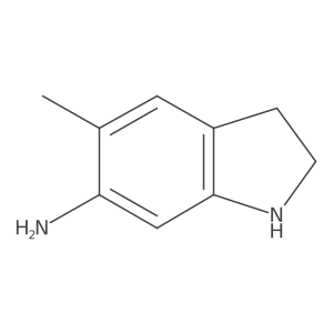 5-Methylindolin-6-amine Structure