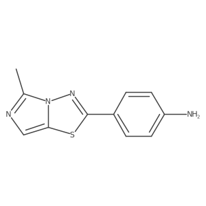 4-(5-Methylimidazo[5,1-b][1,3,4]thiadiazol-2-yl)aniline Structure