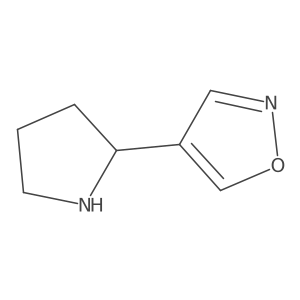 Isoxazole, 4-(2-pyrrolidinyl)-结构式