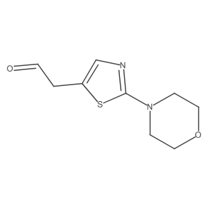 2-[2-(Morpholin-4-yl)-1,3-thiazol-5-yl]acetaldehyde结构式