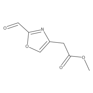 Methyl 2-(2-formyloxazol-4-yl)acetate结构式