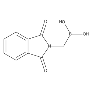 ((1,3-Dioxoisoindolin-2-yl)methyl)boronic acid Structure