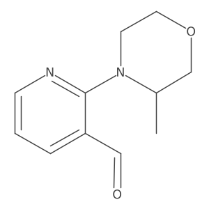 2-(3-Methylmorpholin-4-yl)pyridine-3-carbaldehyde Structure