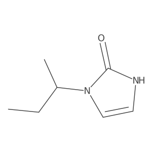 1,3-Dihydro-1-(1-methylpropyl)-2H-imidazol-2-one Structure