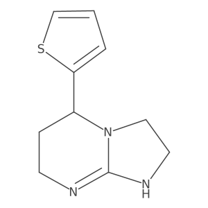 5-(Thiophen-2-yl)-2H,3H,5H,6H,7H,8H-imidazo[1,2-a]pyrimidine结构式