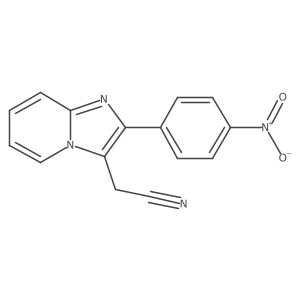 2-(4-Nitrophenyl)imidazo[1,2-a]pyridine-3-acetonitrile Structure