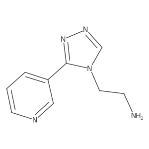 2-[3-(pyridin-3-yl)-4H-1,2,4-triazol-4-yl]ethan-1-amine Structure