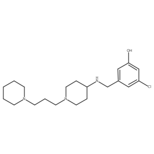 3-Chloro-5-[[[1-[3-(1-piperidinyl)propyl]-4-piperidinyl]amino]methyl]phenol Structure