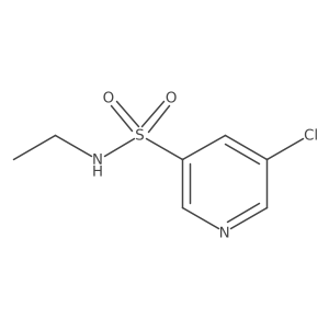 5-Chloro-N-ethylpyridine-3-sulfonamide Structure