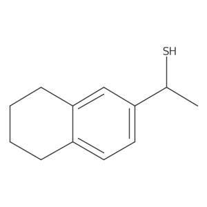 1-(5,6,7,8-Tetrahydronaphthalen-2-yl)ethane-1-thiol结构式