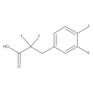 3-(3,4-Difluorophenyl)-2,2-difluoropropanoic acid Structure
