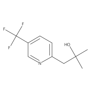 2-Methyl-1-[5-(trifluoromethyl)pyridin-2-yl]propan-2-ol Structure