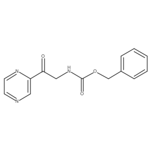 benzyl N-[2-oxo-2-(pyrazin-2-yl)ethyl]carbamate结构式