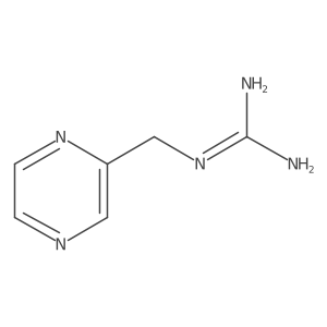 1-(2-Pyrazinylmethyl)guanidine结构式
