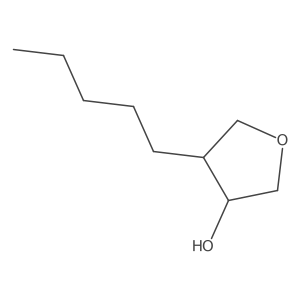 4-Pentyloxolan-3-ol结构式