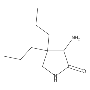 3-Amino-4,4-dipropylpyrrolidin-2-one Structure