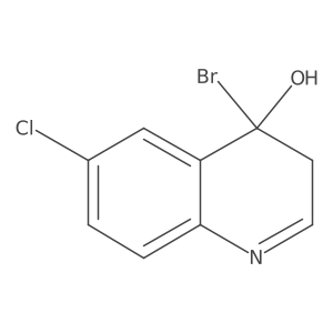 4-Bromo-6-chloroquinolin-4-ol Structure
