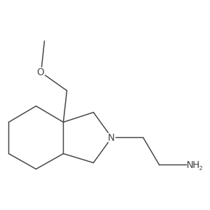 2-(3a-(methoxymethyl)octahydro-2H-isoindol-2-yl)ethan-1-amine结构式