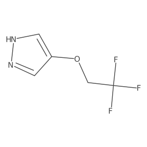 4-(2,2,2-Trifluoroethoxy)-1H-pyrazole Structure