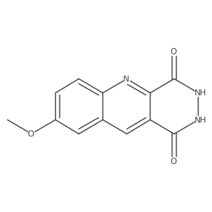 2,3-Dihydro-8-methoxypyridazino[4,5-b]quinoline-1,4-dione结构式