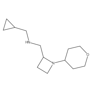 (Cyclopropylmethyl)({[1-(oxan-4-yl)azetidin-2-yl]methyl})amine Structure