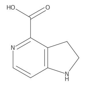 1H,2H,3H-pyrrolo[3,2-c]pyridine-4-carboxylic acid Structure
