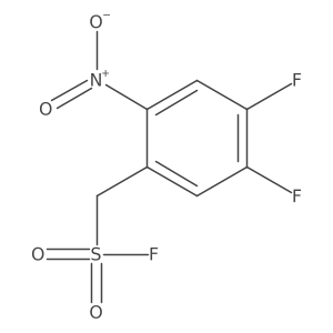 (4,5-Difluoro-2-nitrophenyl)methanesulfonyl fluoride结构式