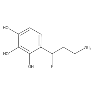 4-(3-Amino-1-fluoropropyl)benzene-1,2,3-triol Structure